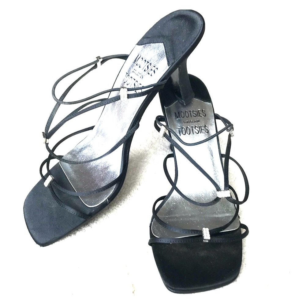Mootsies Tootsies Sparkle Embellished Strap Heels